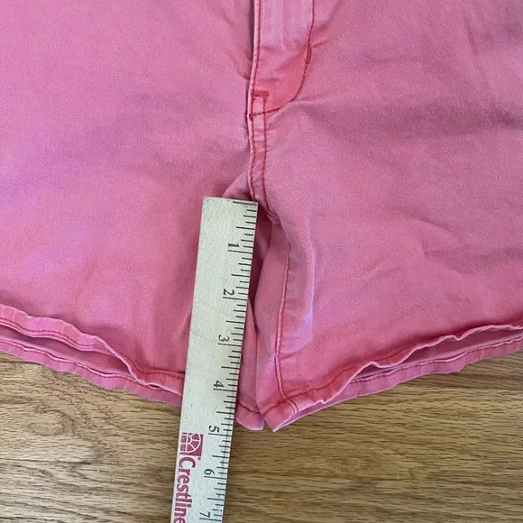 American Eagle Outfitters Shorts Women’s Sz 6 Pink /Salmon Stretch Midi Pockets - Picture 8 of 10